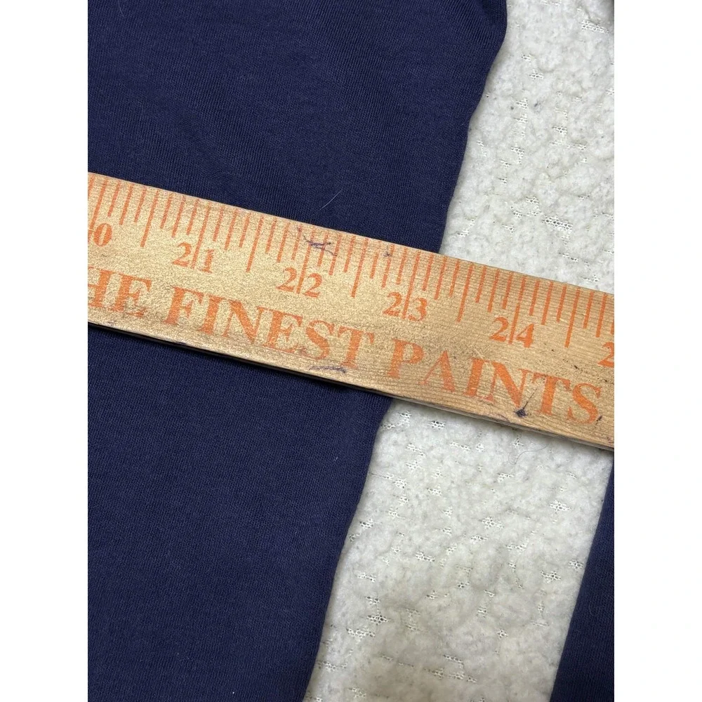 Banana Republic Mens Polo Shirt Long Sleeve Polo Size XL Blue 100% Cotton Knit